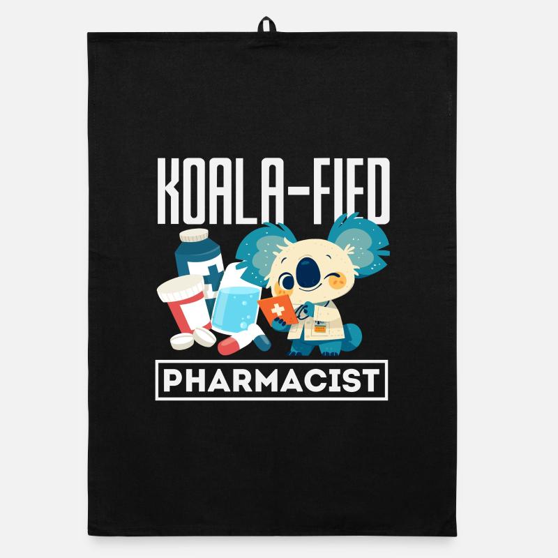 Koala Pharmacien Technicien en pharmacie Torchon bio