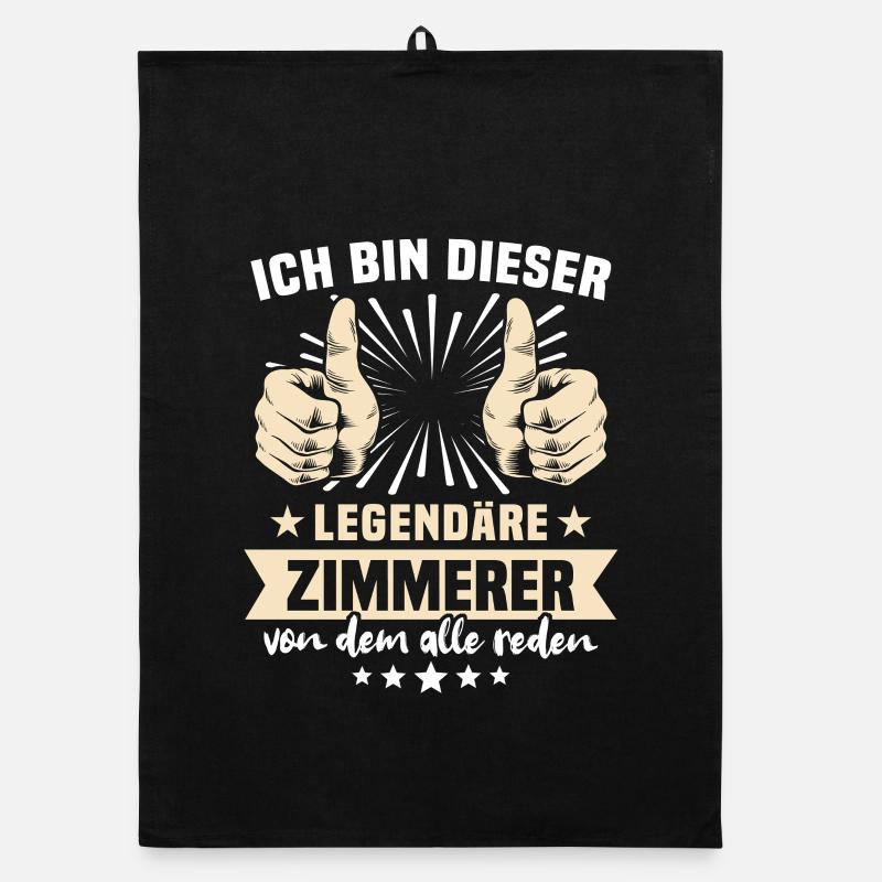 Zimmerer Sprüche Organic Geschirrtuch