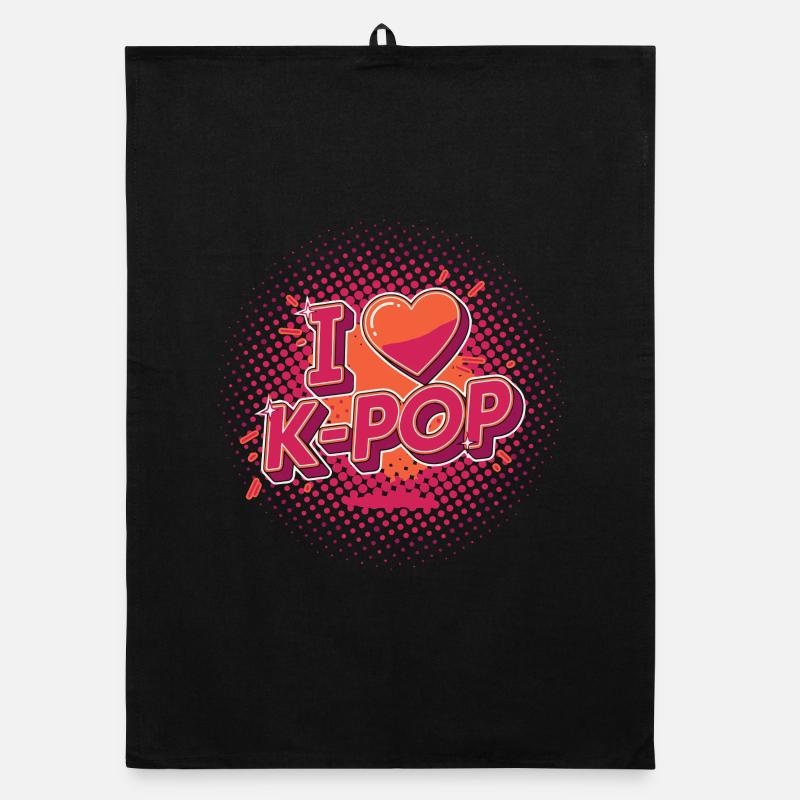 J’adore la musique coréenne K-pop, anime mignon, la pop coréenne Torchon bio