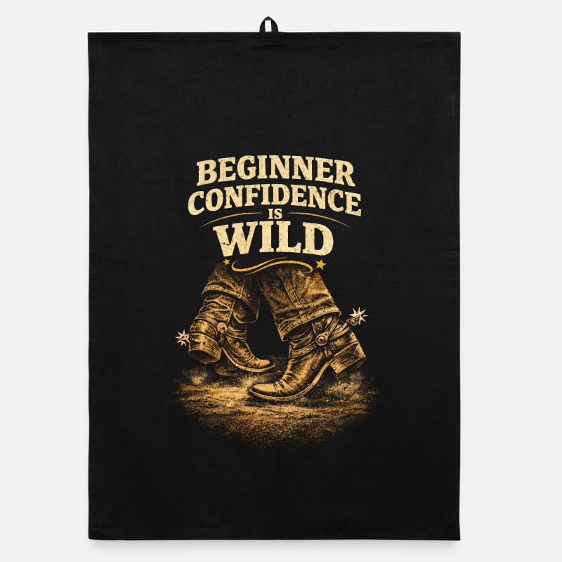 Line Dance Line Dancer Beginner Confidence Is Wild Organic dish towel