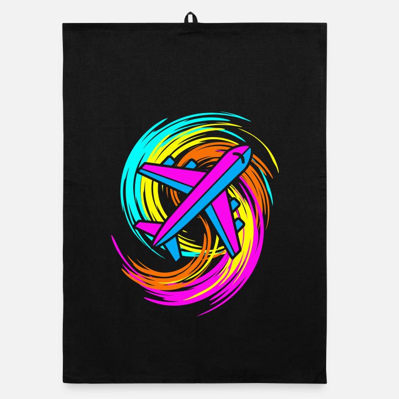 airplane Organic dish towel