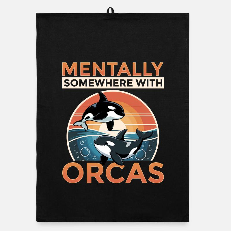 Orca drôle Torchon bio