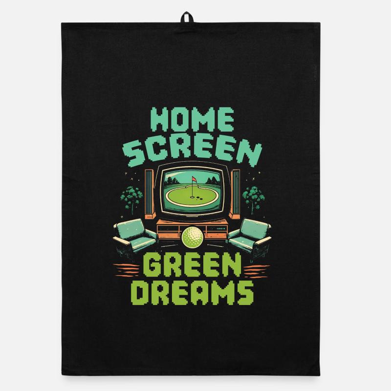 Golf simulator Organic dish towel