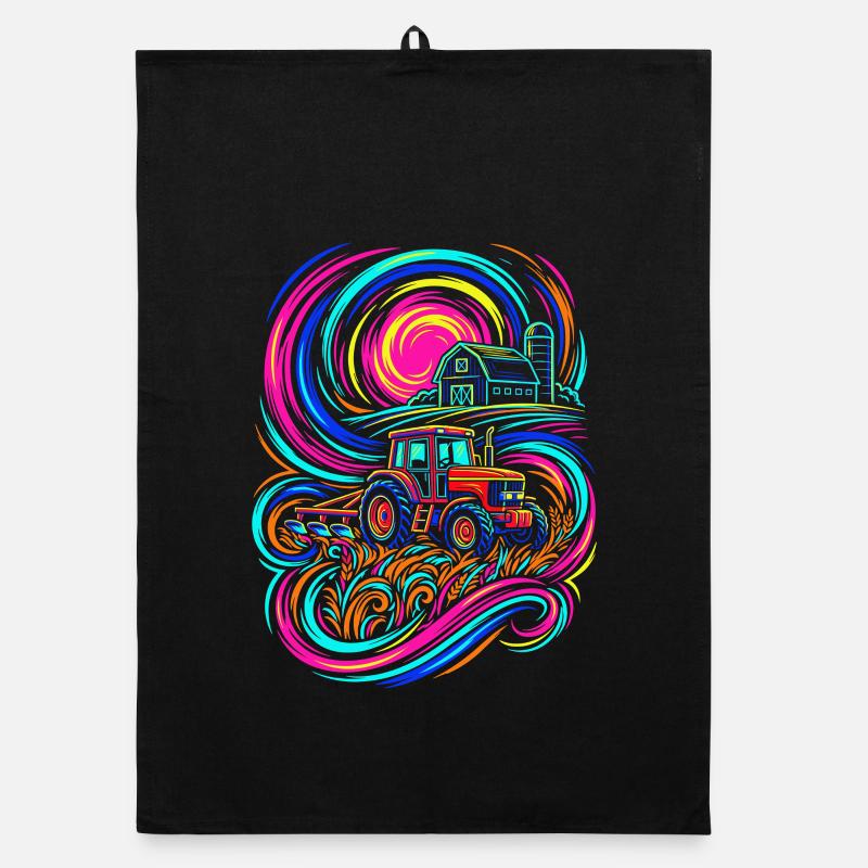 Bauernhof Traktor Organic Geschirrtuch