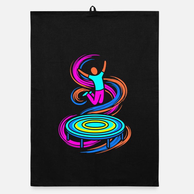 Trampolin Springer Organic Geschirrtuch