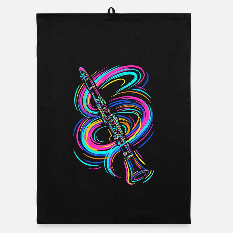 Clarinette colorée Torchon bio