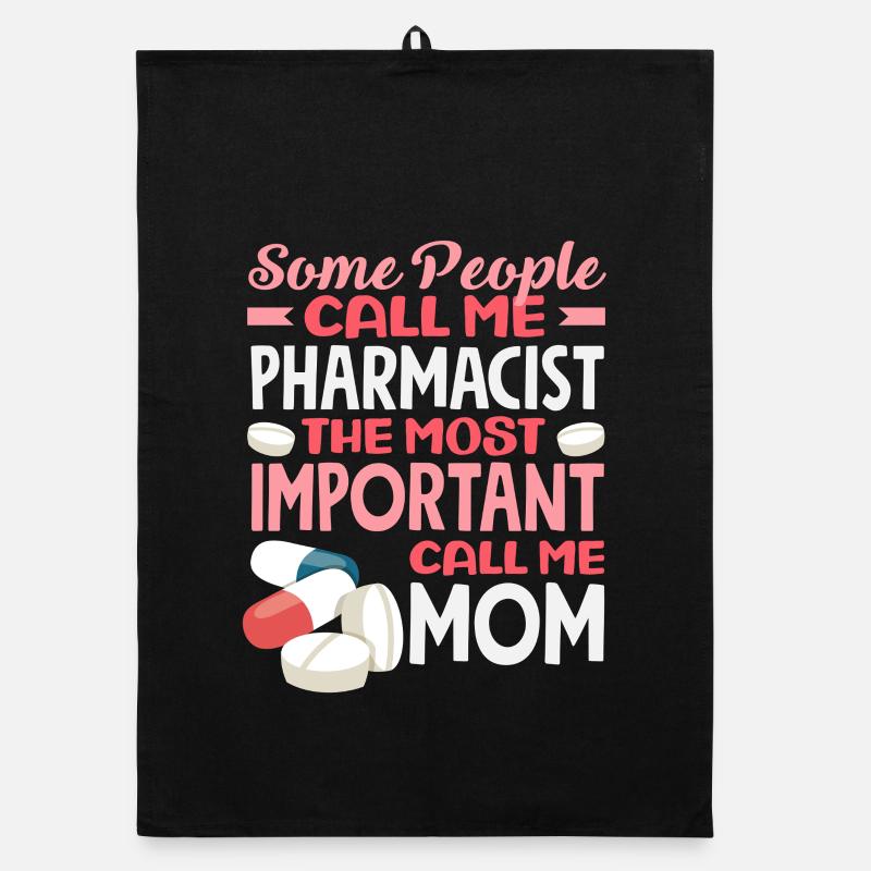 Pharmacist Mom Pharmacy Technician Mother Organic dish towel