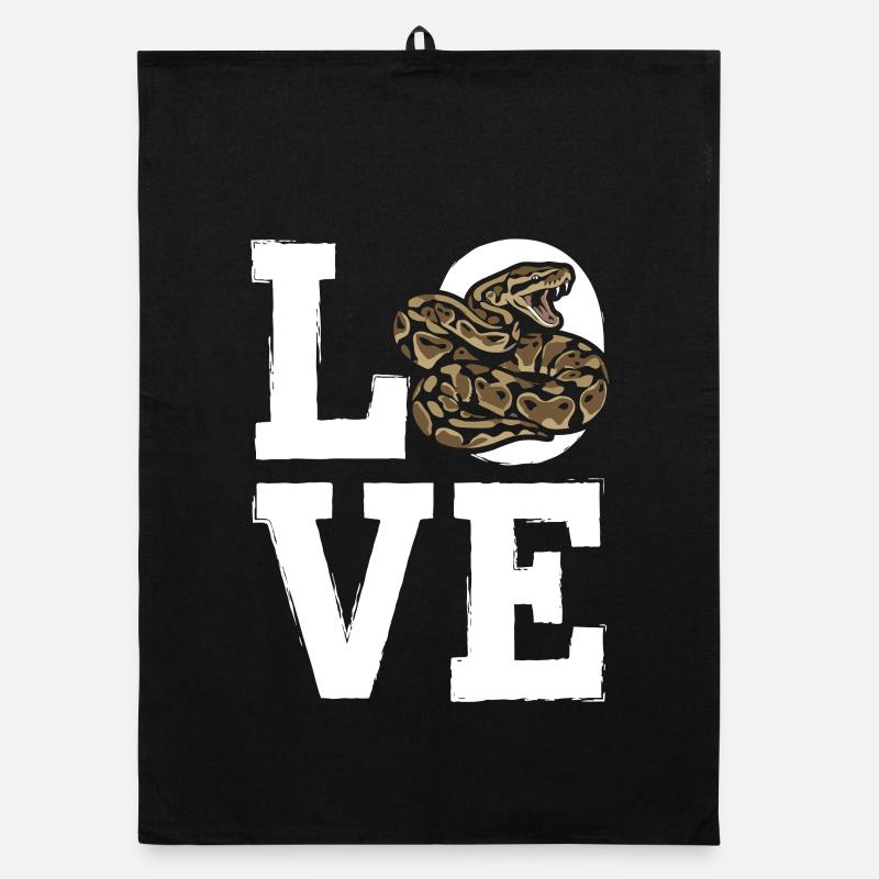 Les serpents rois Python ADORENT les pythons de terrarium Torchon bio