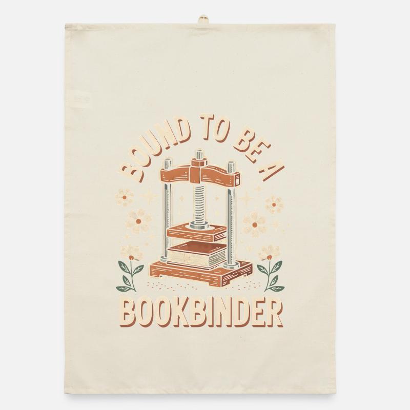 Geborener Buchbinder Organic Geschirrtuch