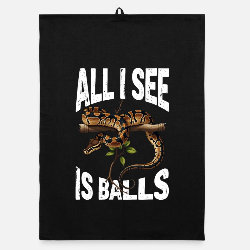 Python roi Serpents Amateurs de terrarium Python Torchon bio