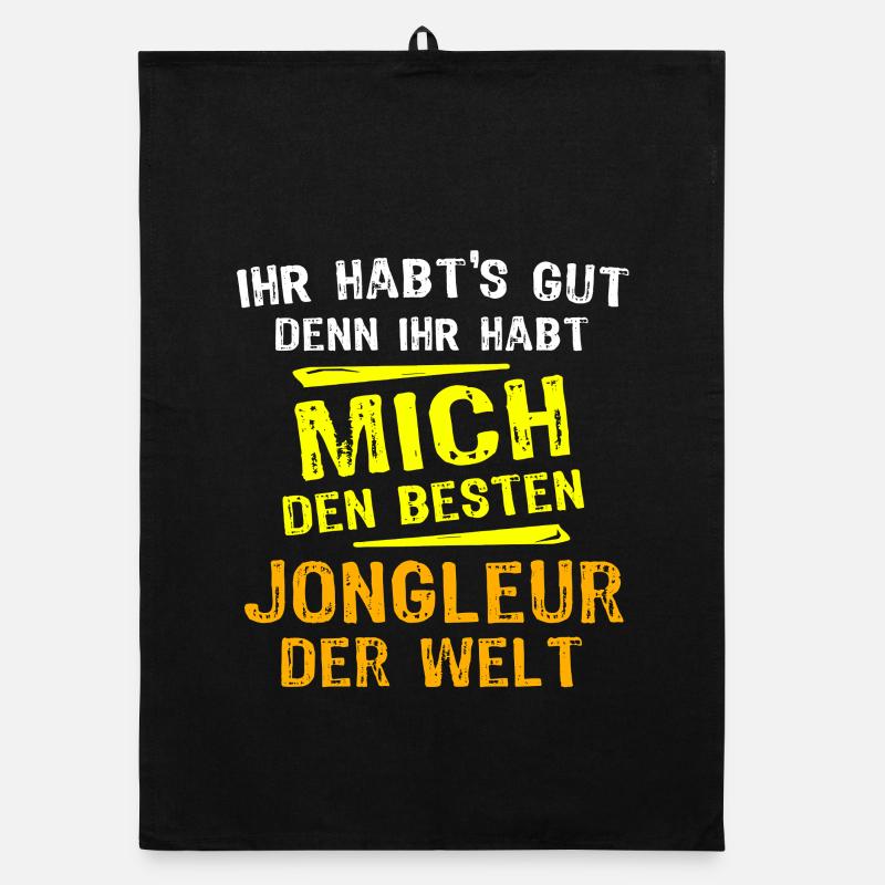 Jongleur Geschenk Organic Geschirrtuch