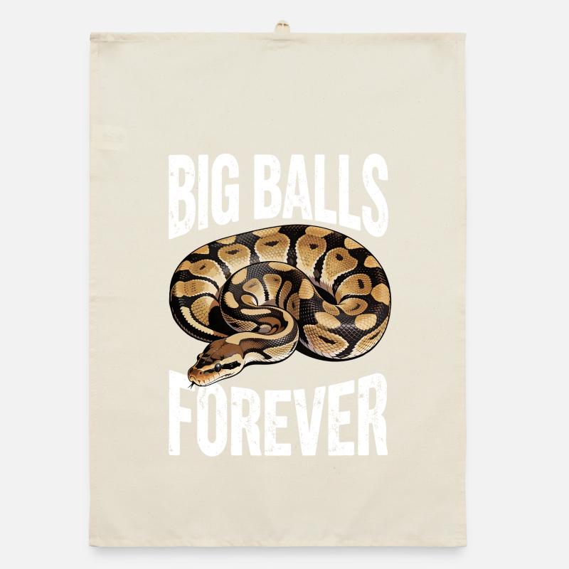 King Python Snakes Lover Terrarium Python Organic dish towel