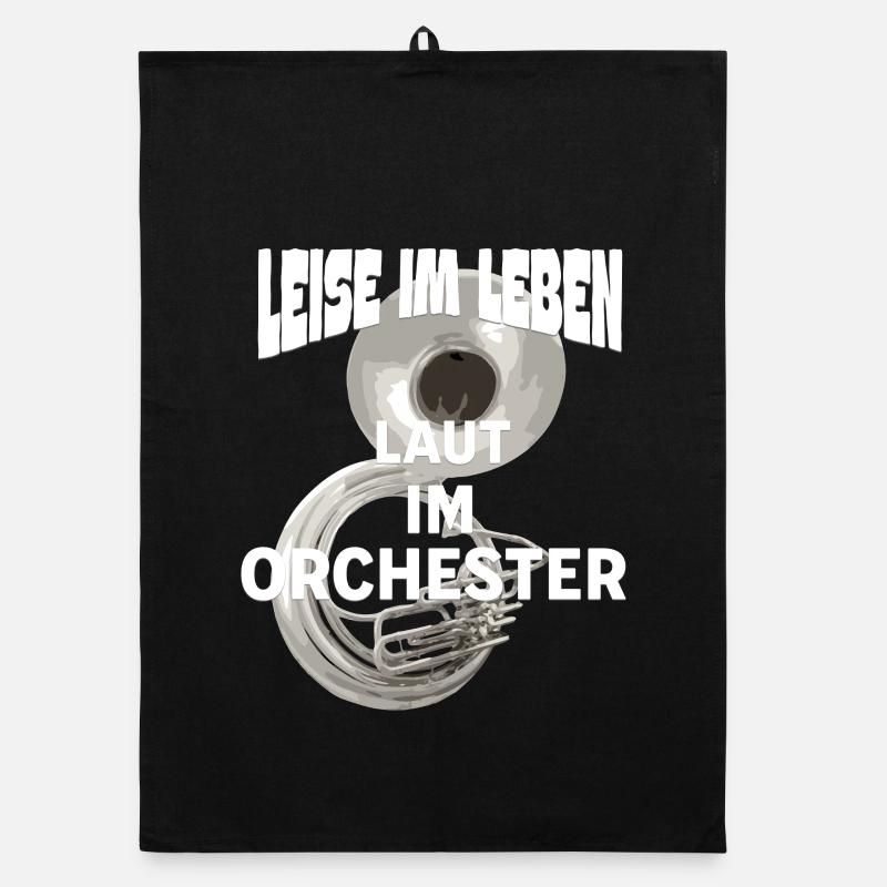 Sousaphon Silence dans la vie Bruyant dans l’orchestre Torchon bio