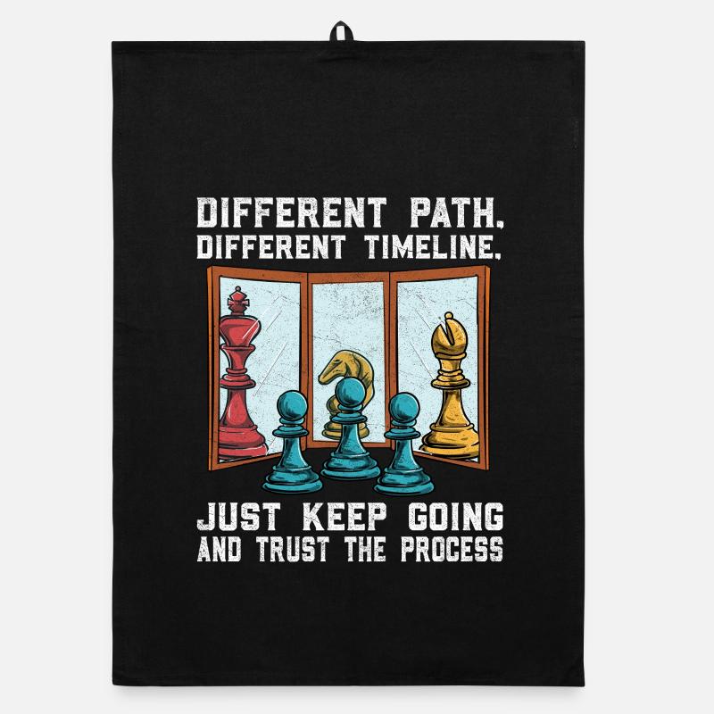 Chess path: Different way, confidence in the procedure Organic dish towel