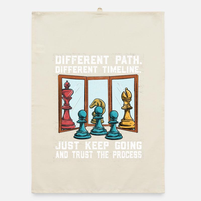 Chess path: Different way, confidence in the procedure Organic dish towel
