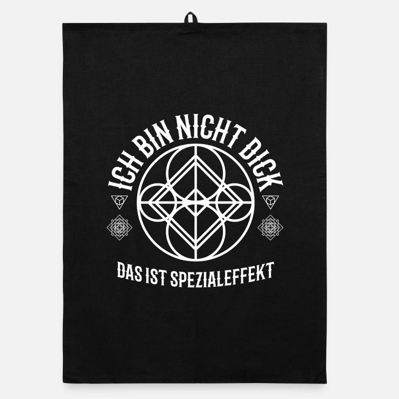 I'm not fat This is special effect Organic dish towel