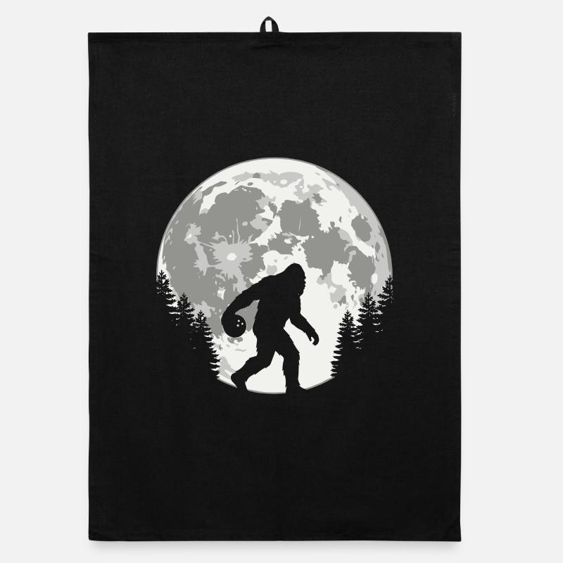 Bigfoot Bowling Organic Geschirrtuch