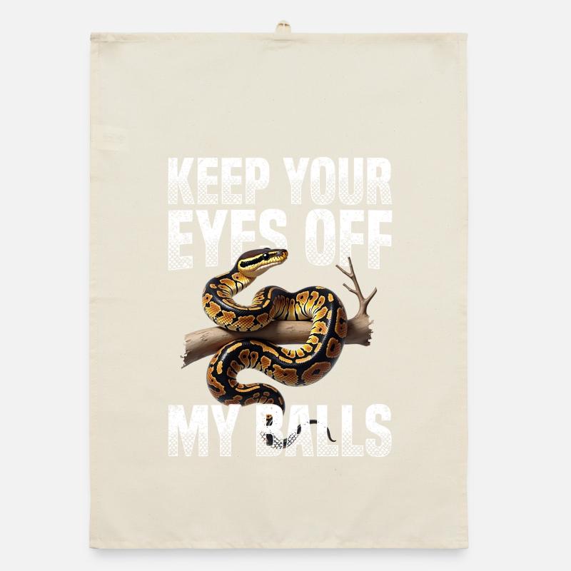King Python Snakes Lover Terrarium Python Organic dish towel