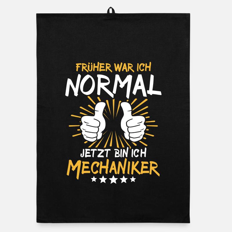 Mechanic Saying Organic dish towel
