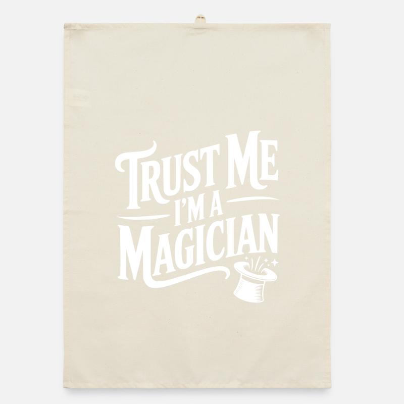 Vertrau mir, ich bin ein Magier. Organic Geschirrtuch