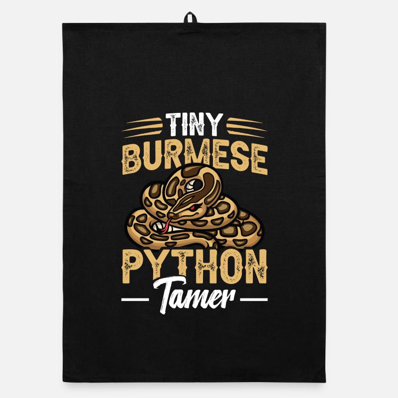 Python Dompteur, Terriarium de serpents, Gardienne de reptiles Torchon bio