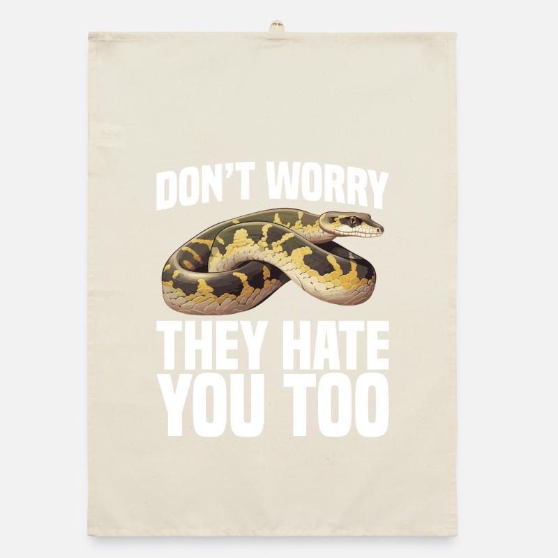  Python Owner Snake Terrarium Reptile Hide Burmese Organic dish towel