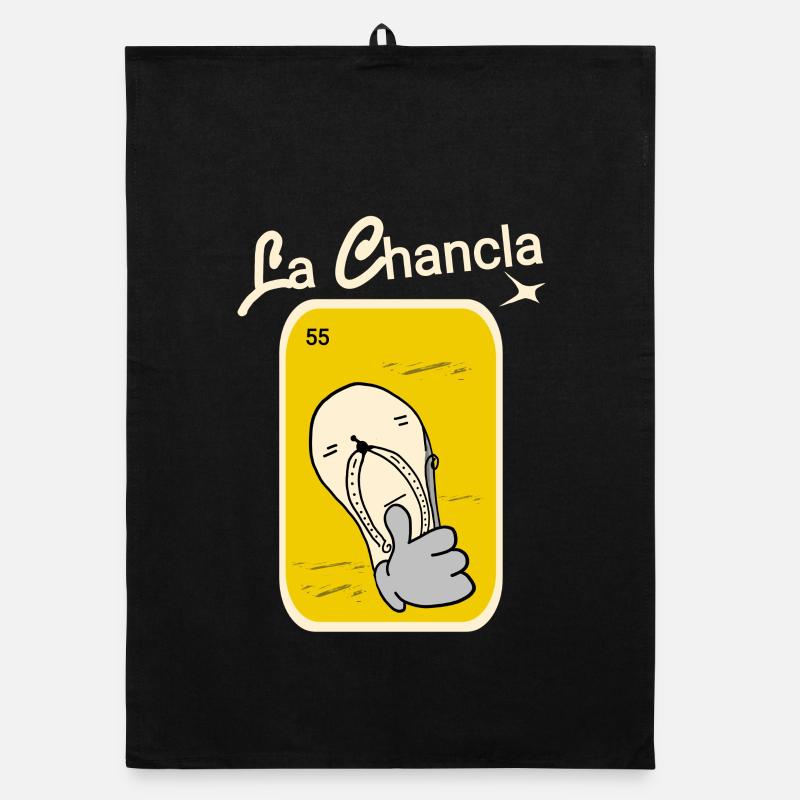 Les chaussons sont drôles Torchon bio