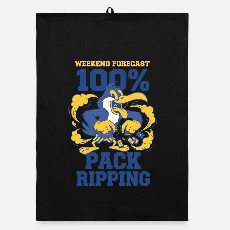 Wochenend-Vorhersage-Pack-Ripping-Karten-Sammler Organic Geschirrtuch