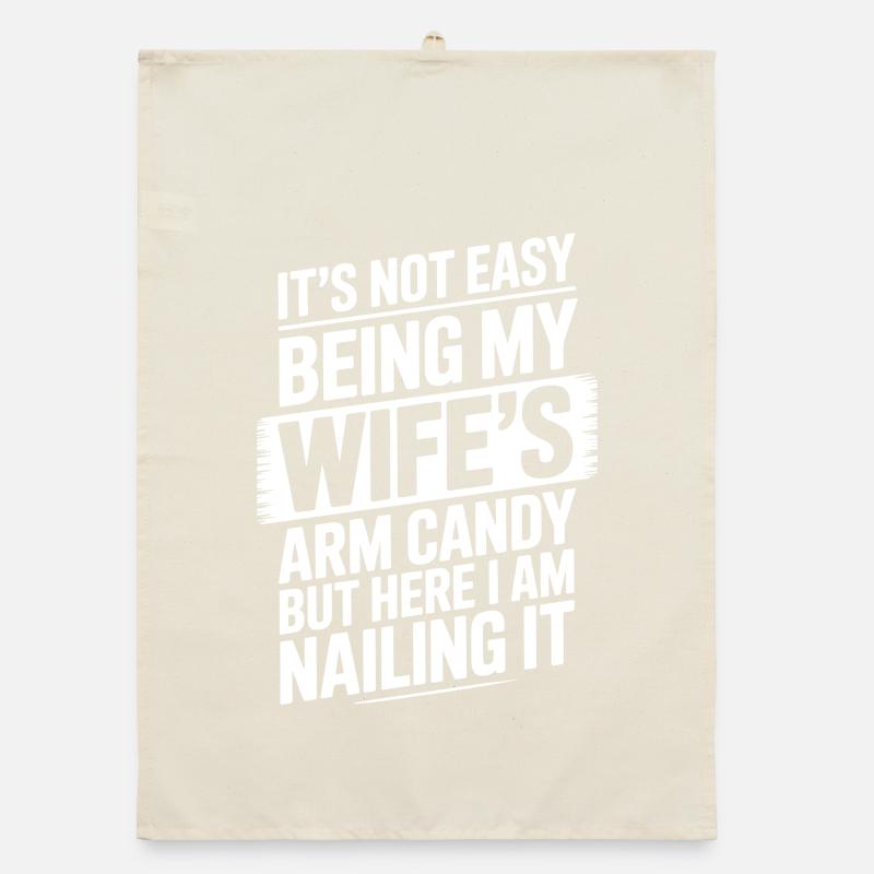 Ehefrau Sprüche Ehefrauen Lustige Ehefrau Geschenk Organic Geschirrtuch