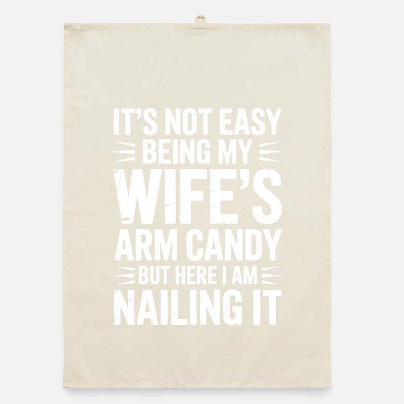 Ehefrau Sprüche Ehefrauen Lustige Ehefrau Geschenk Organic Geschirrtuch