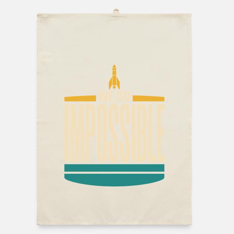 Rocket Science Rocket Scientist Aerospace Organic dish towel