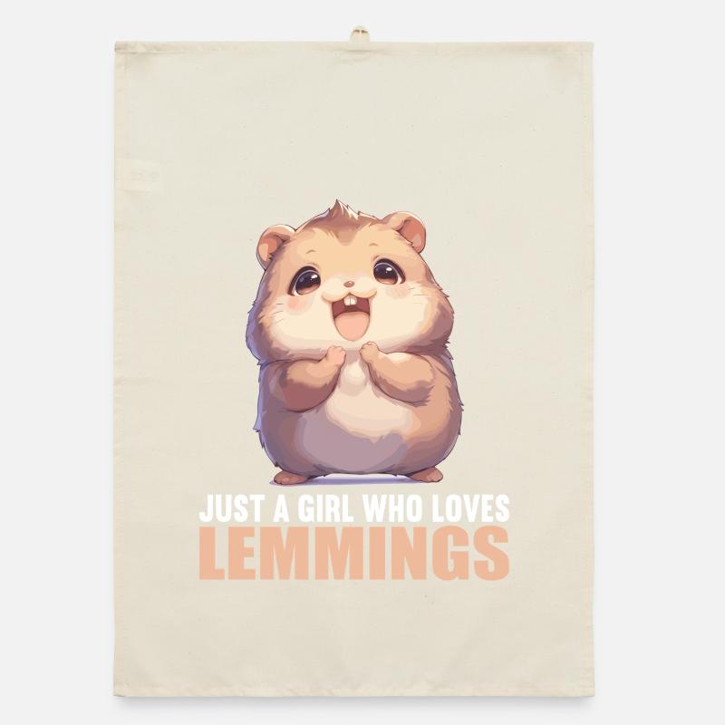 Lemmings Lemming Organic dish towel