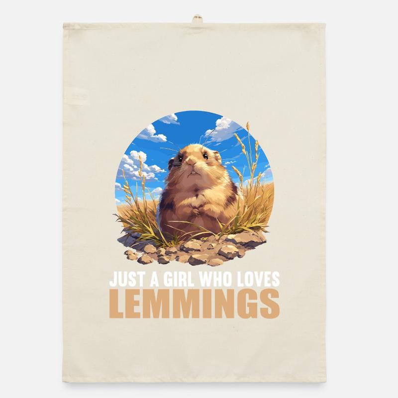 Lemmings Lemming Organic dish towel