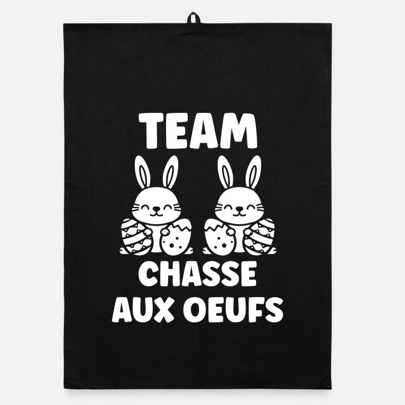 chasse aux oeufs Torchon bio