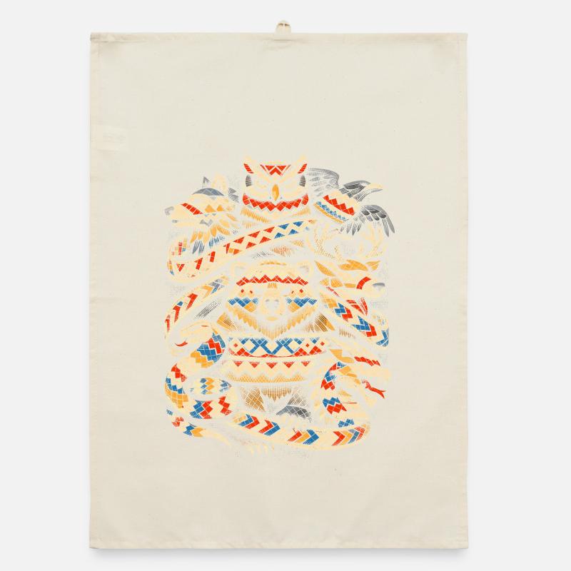 Scandinavian Vikings Organic dish towel
