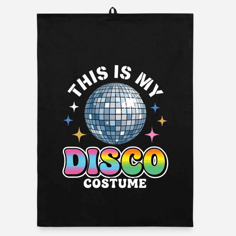 Voici mon costume disco boule disco Torchon bio