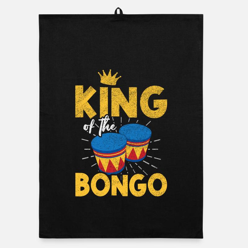 King Bongo Retro Percussion Conception Torchon bio