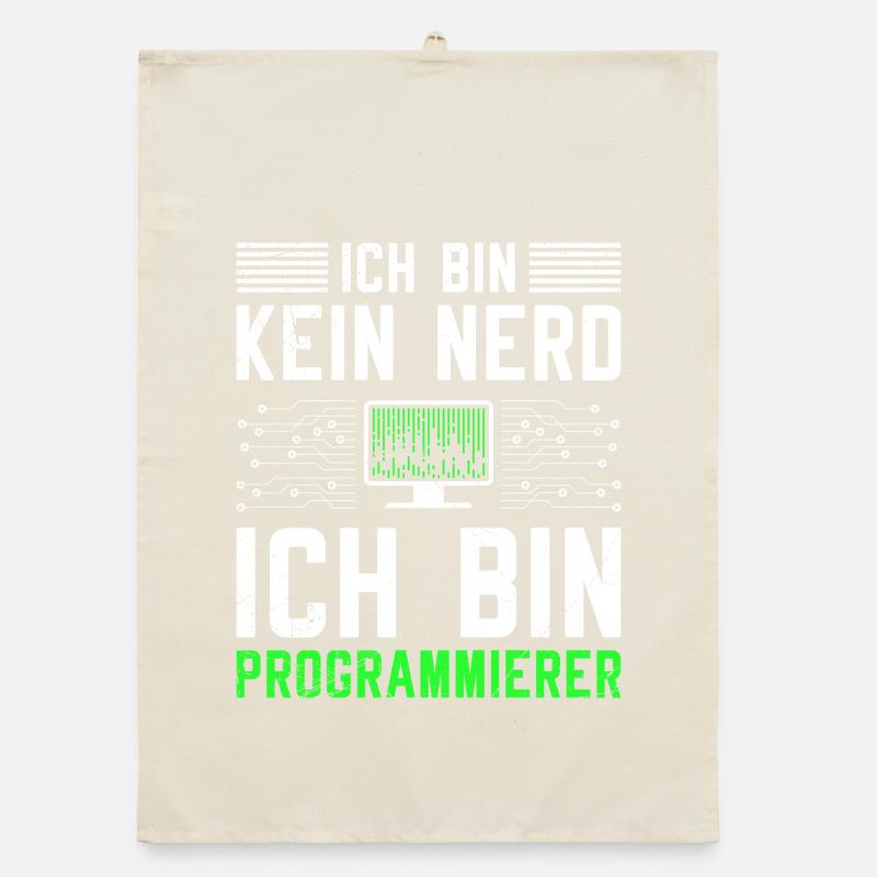 Computer ICH BIN KEIN NERD ICH BIN PROGRAMMIERER Organic Geschirrtuch