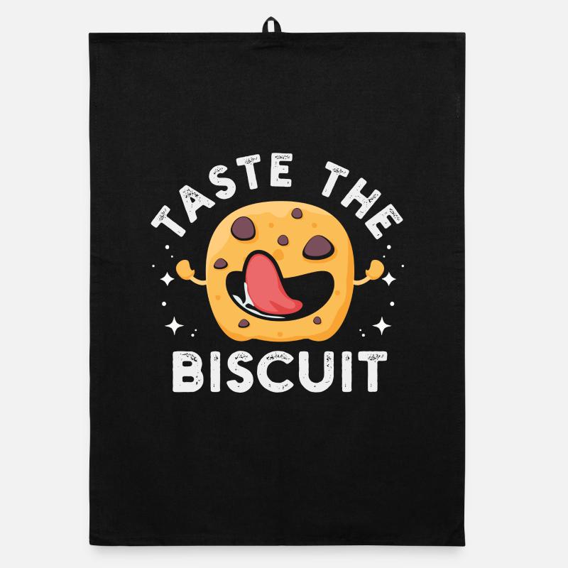 Taste The Biscuit Character Organic dish towel