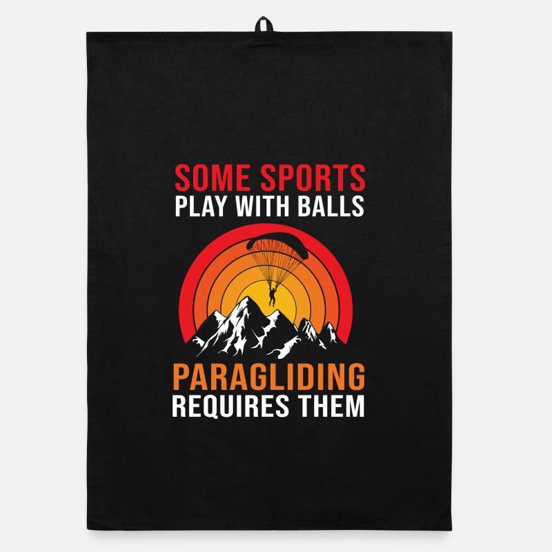 Paragliding Skydive Organic Geschirrtuch