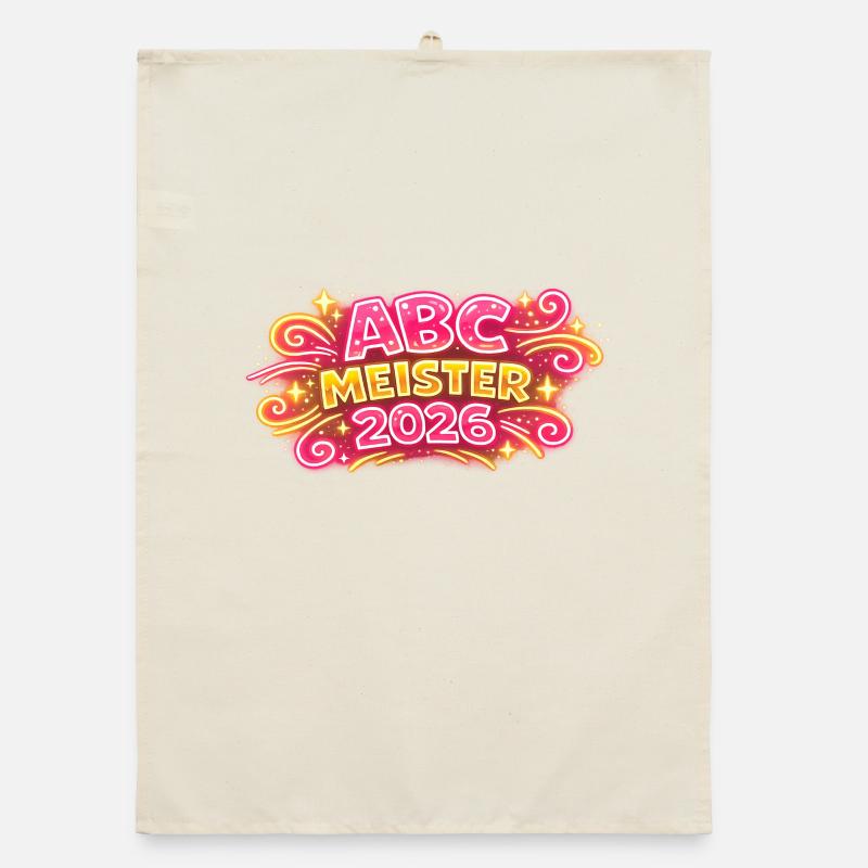 ABC Master 2026 School Enrollment Gift Organic dish towel