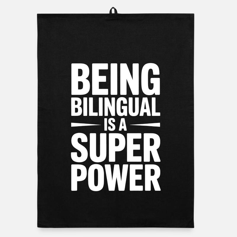 Foreign Language Sayings Funny Foreign Language Gift Organic dish towel