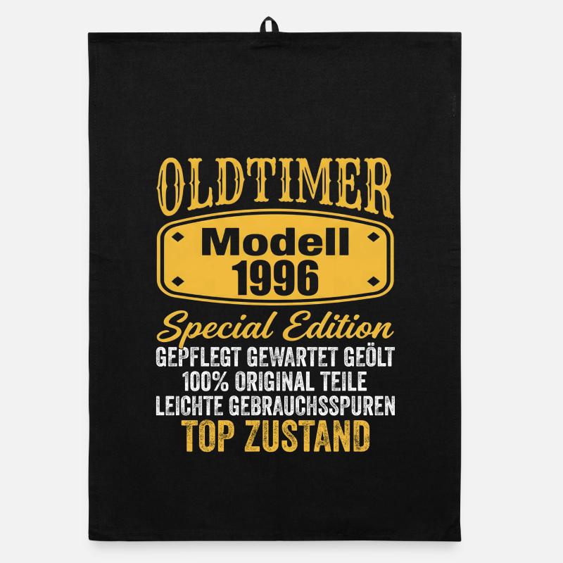 30. Geburtstag Oldtimer Modell 1996 Organic Geschirrtuch