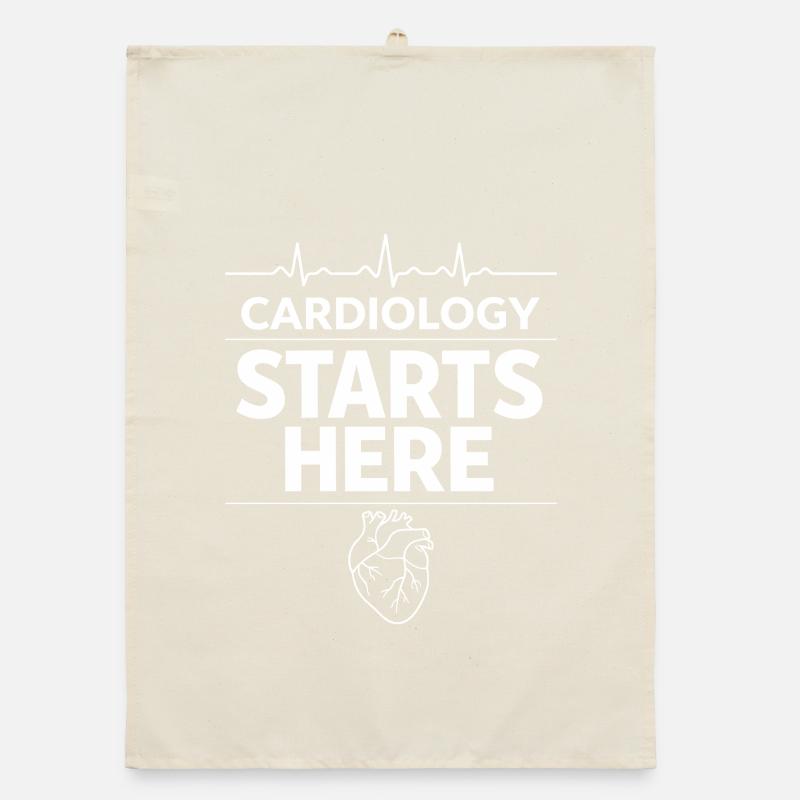 Herzultraschalltechniker Echo-techniker Organic Geschirrtuch