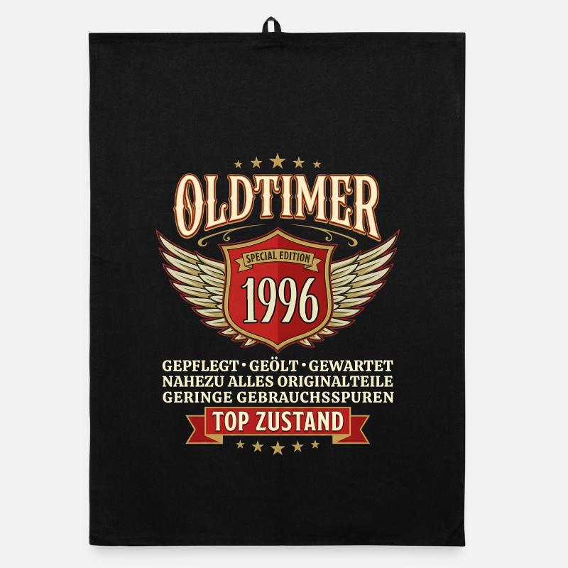 Oldtimer 1996 - 30. Geburtstag Geschenk Organic Geschirrtuch