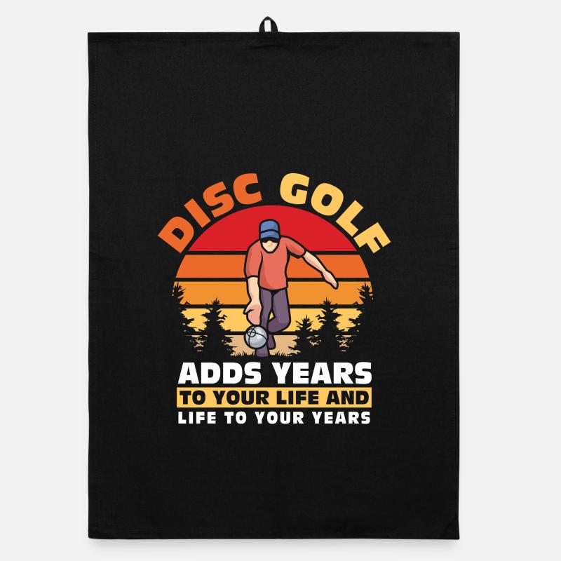 Cadeaux de disc golf Disc Golf Torchon bio