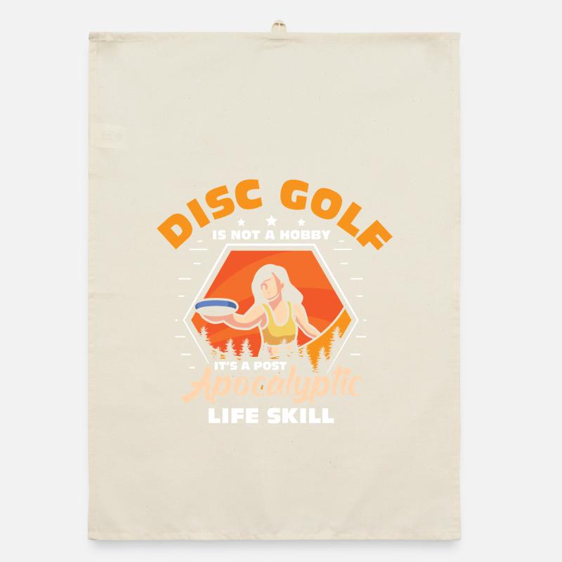 Disc Golf Geschenke Discgolf Organic Geschirrtuch