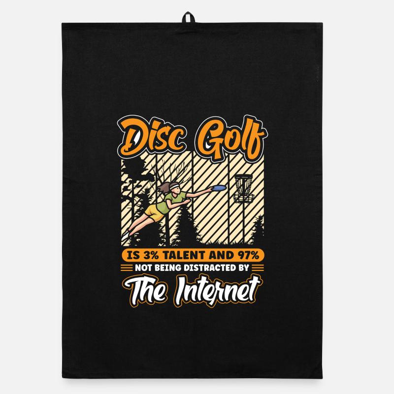 Cadeaux de disc golf Disc Golf Torchon bio