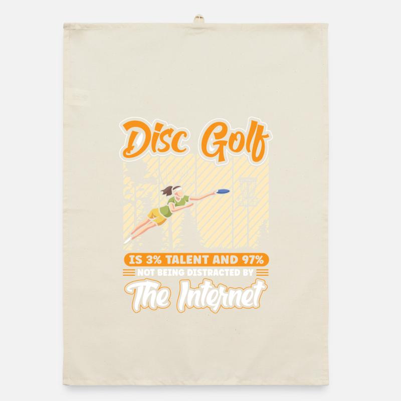 Disc Golf Geschenke Discgolf Organic Geschirrtuch