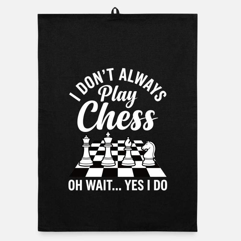 Chess Gift Funny for Players Strategy Organic dish towel